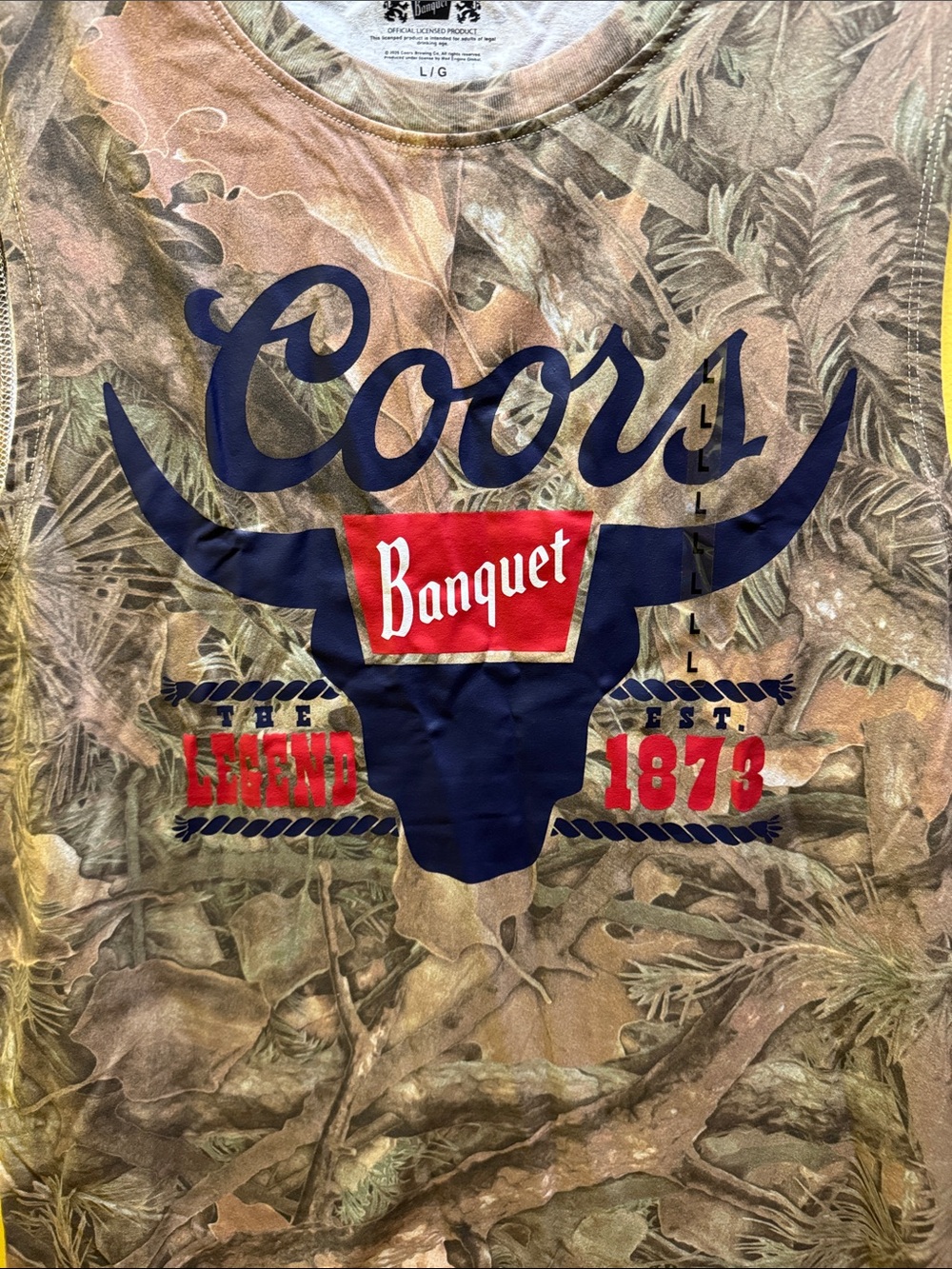 Coors Banquet Rodeo Mens Tank Top NWT. - Picture 2 of 3